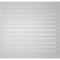 Ekena Millwork Vertical Surface Mount PVC Gable Vent: Functional, w/ 2"W x 2"P Brickmould Sill Frame, 38"W x 36"H GVPVE38X3603SF - alternate 3